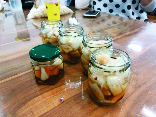 醃蘿蔔DIY活動成品