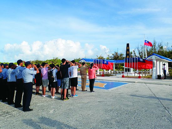 國境之南的升旗典禮,心中無限感動