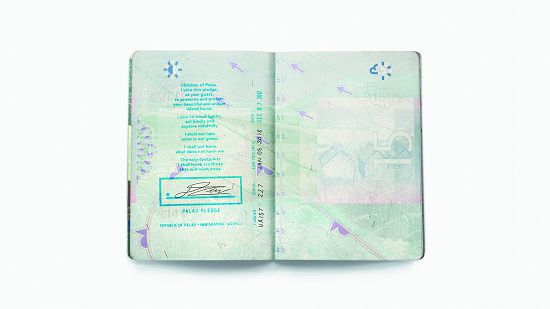 遊客入境帛琉時務必簽署「帛琉誓詞」/圖片來源:帛琉政府帛琉誓詞網頁( palaupledge.com/media)