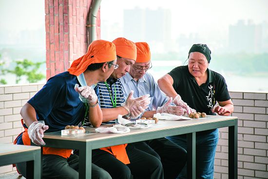 「情定龜山舊城」的棋餅DIY