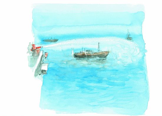 護衛領海的海巡官兵