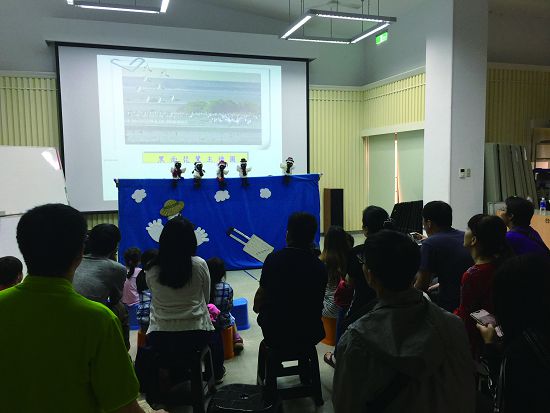 黑琵手偶劇邀親子一同認識黑面琵鷺生態
