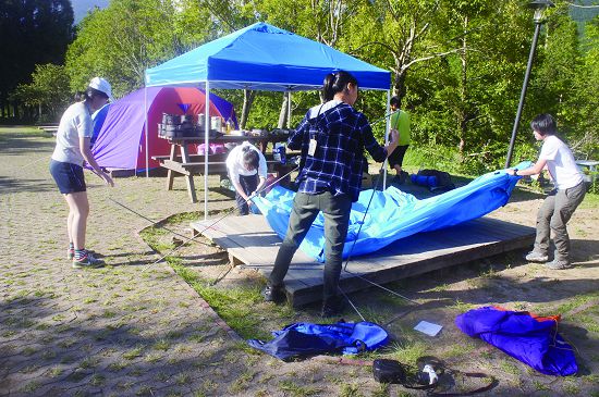 自己的帳篷自己搭