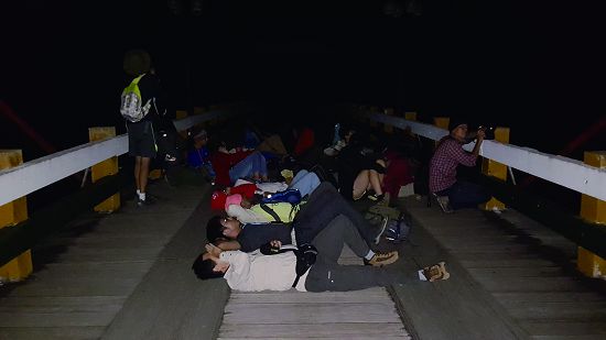 億年橋上的觀星活動