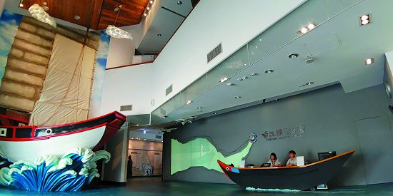 戎克船浮凸模型及民船造型服務臺／台管處提供