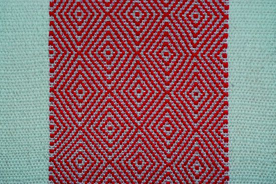 太魯閣族每個部落各自發展出獨有的菱形織紋,並可以此作為不同部落的識別/太管處提供(林茂耀攝)