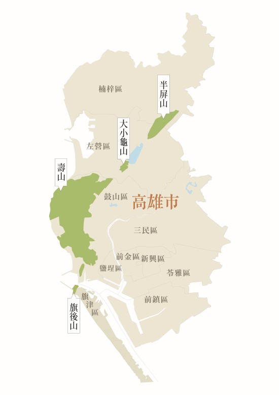 壽山地理區位圖