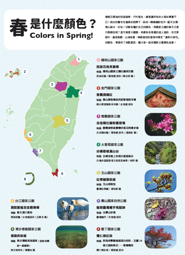 春是什麼顏色?Colors in Spring!