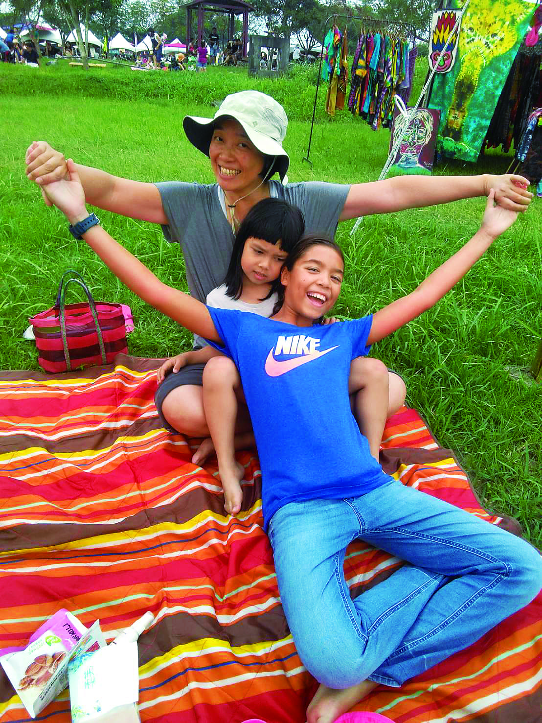 定居屏東恆春的黃慈蕙一家人