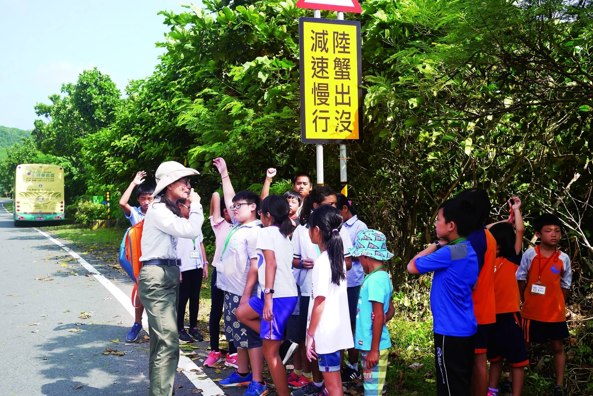 小小解說員陸蟹生態訓練課程/墾管處 提供
