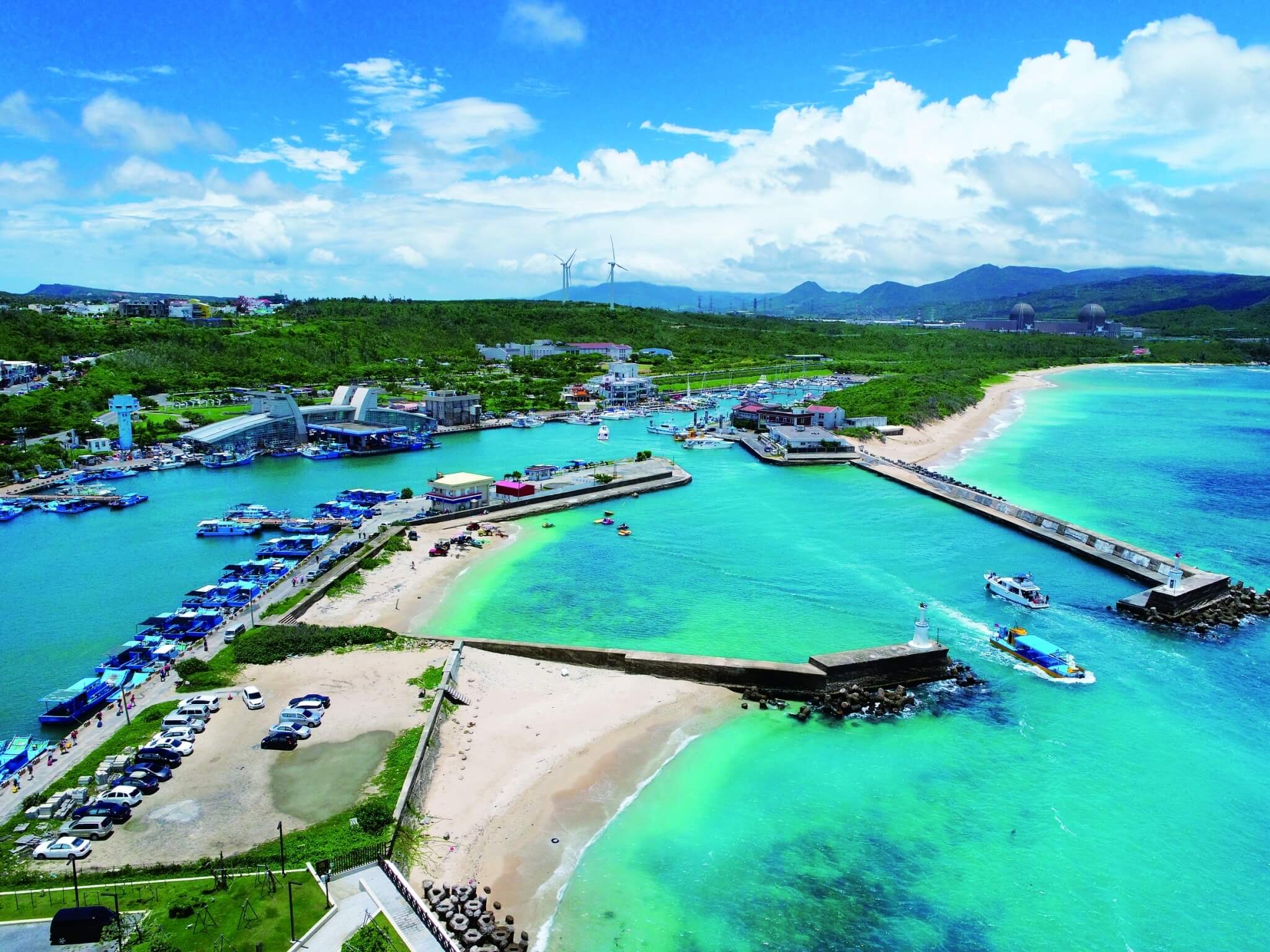 後壁湖、遊艇碼頭／陳忠能攝