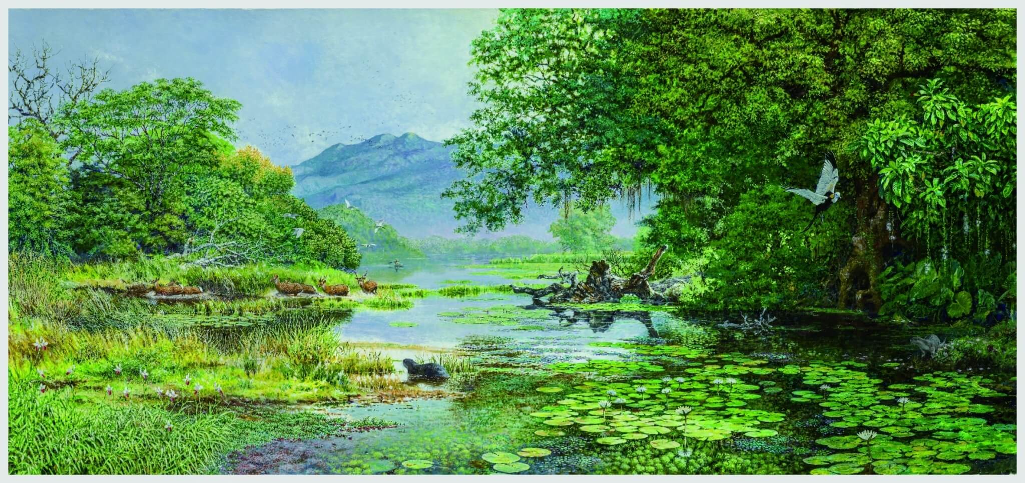 蠻湮臺北／壓克力顏料／陳一銘 繪