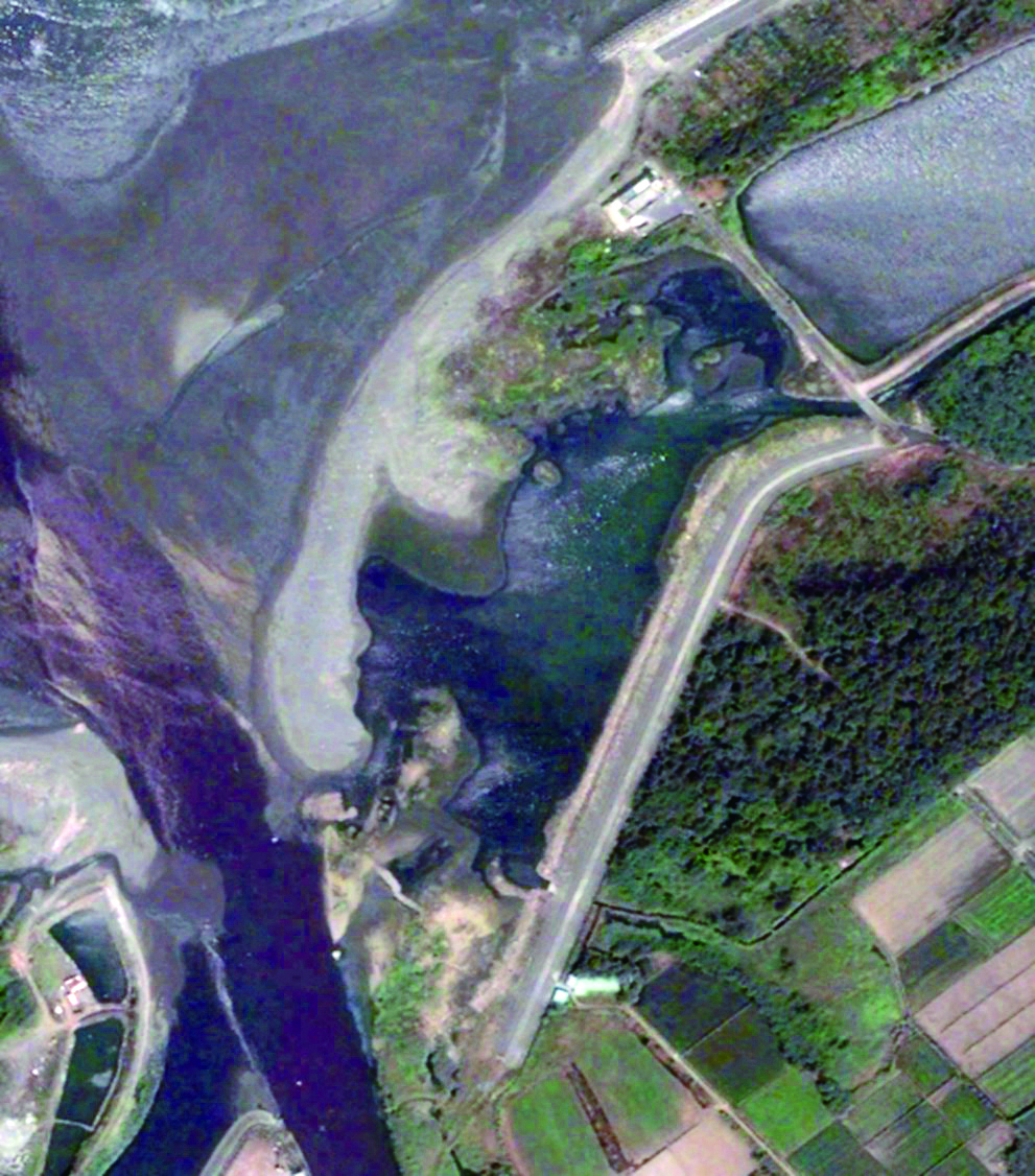 2002 年老街溪口航照圖