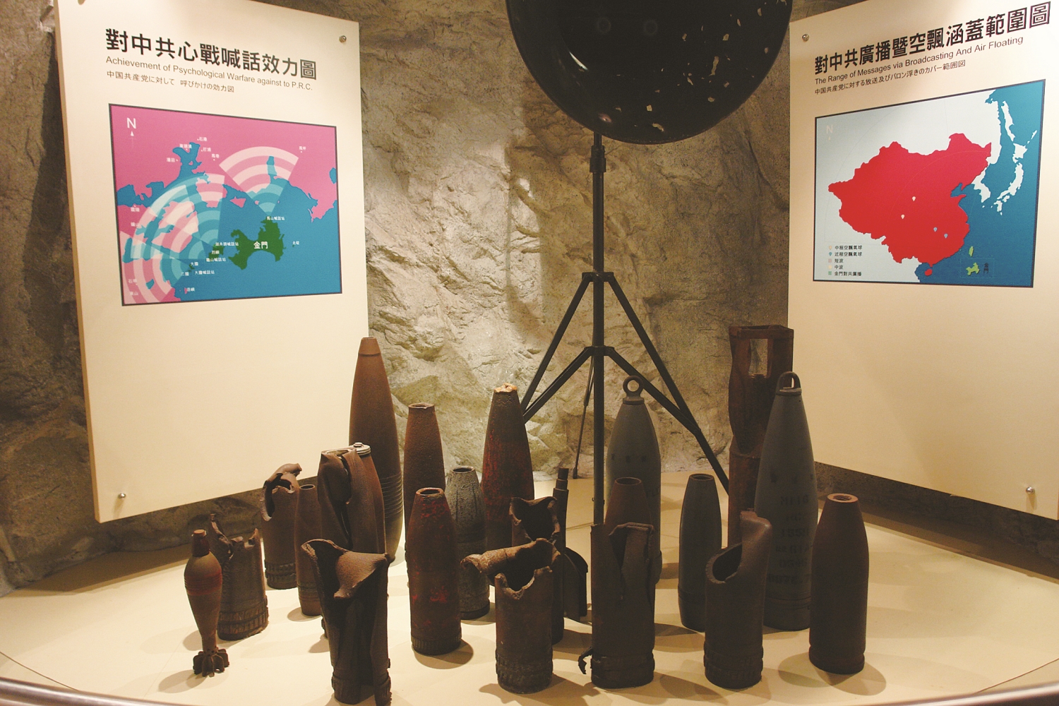 當年共軍發射落在金門的砲彈，至今仍被陸續挖掘、發現，像是一本翻閱不完的戰爭日記／金管處 提供