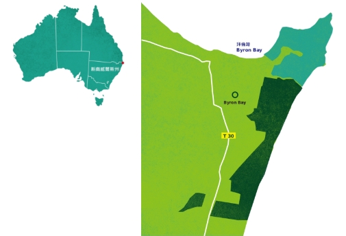 澳洲新南威爾斯州地圖
