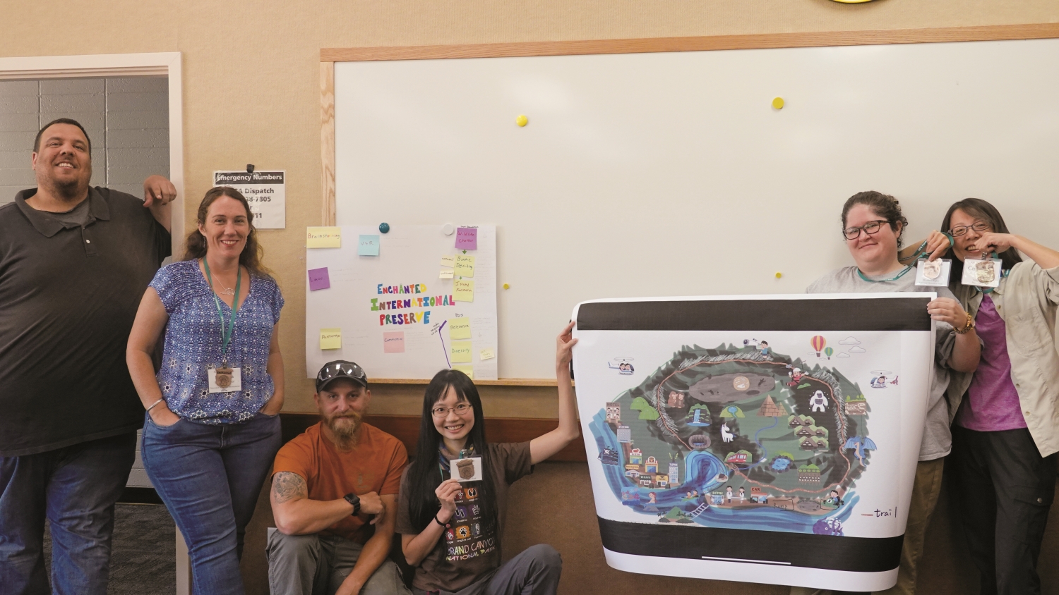 經過一次次認真投入的討論和想法碰撞，心目中的國家公園終於呈現在所有人面前／高千雯 提供