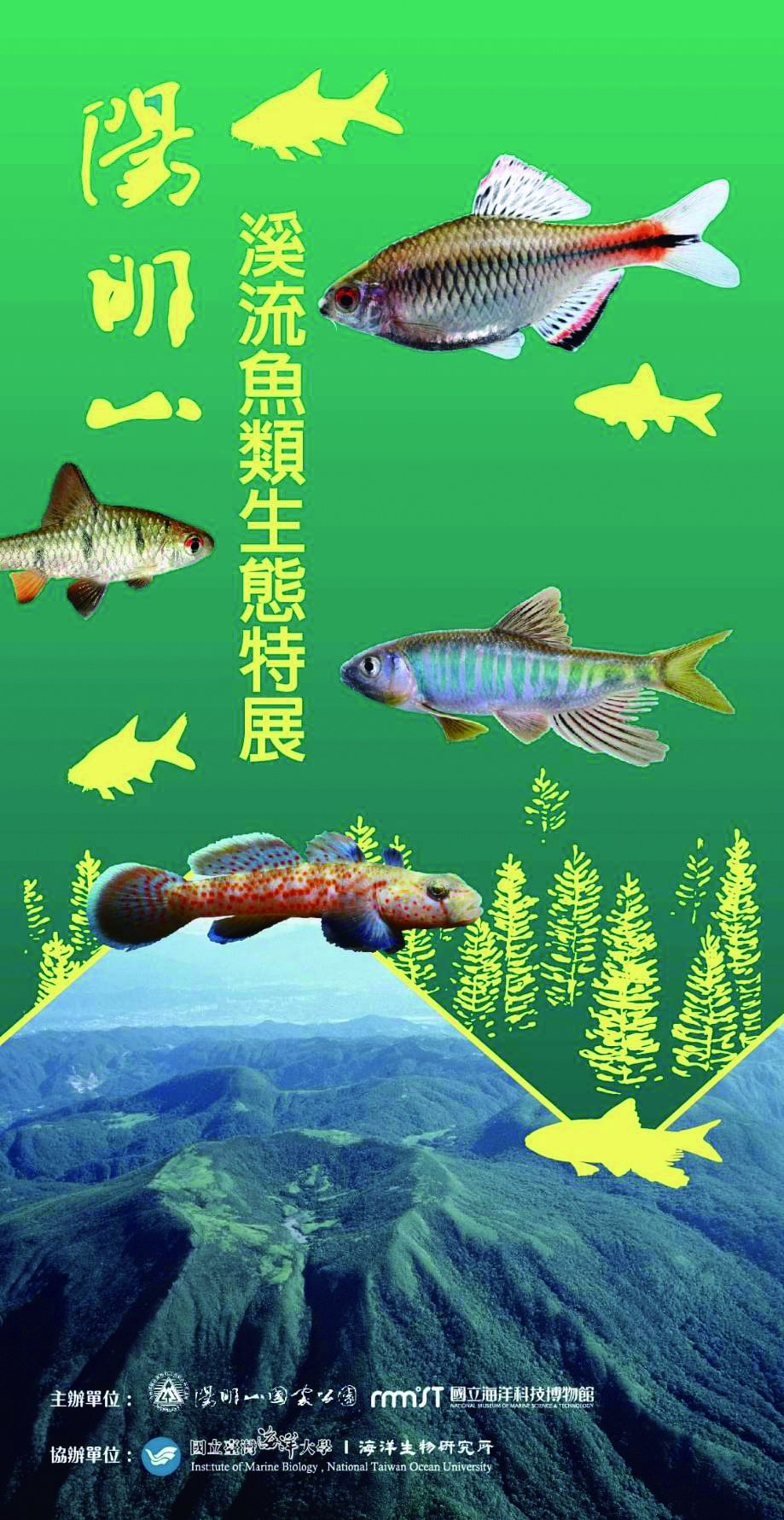 陽明山溪流魚類生態特展
