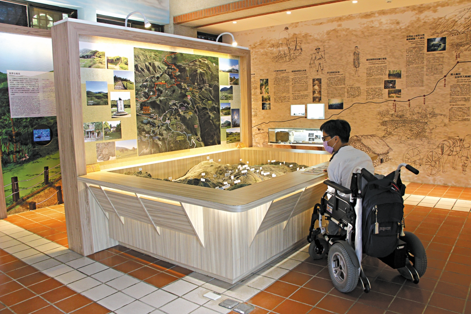 透過模型認識陽明山，高度剛剛好