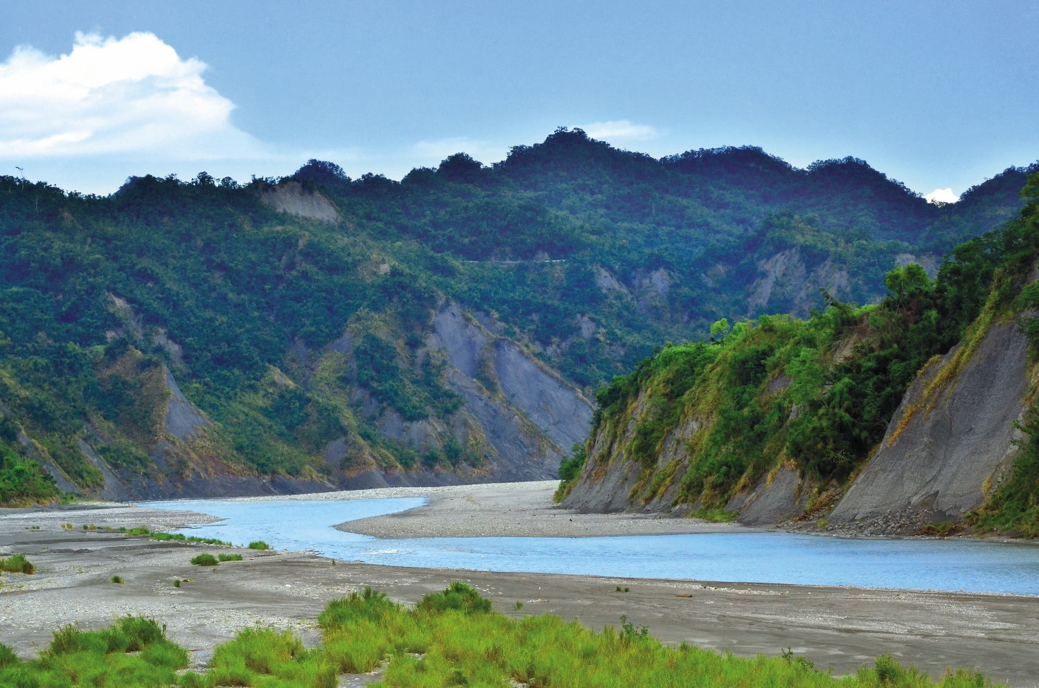 秀姑巒溪是形成花東縱谷沖積扇的主要河流／林茂耀 攝