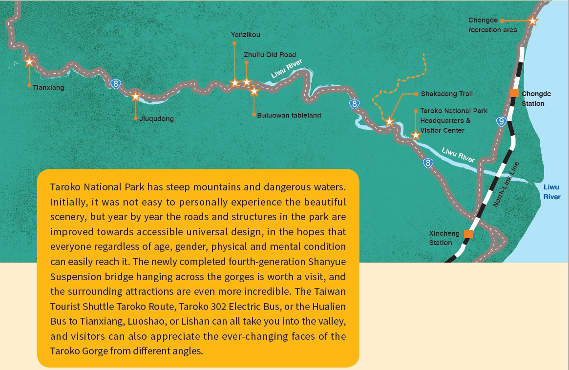 Taroko National Park MAP