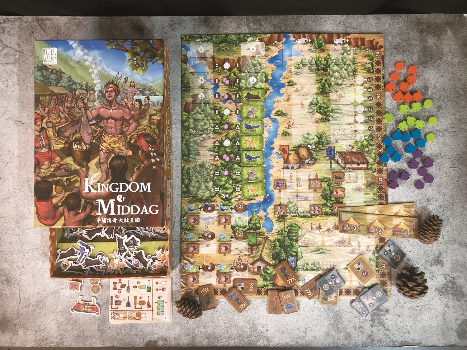 《平埔傳奇：大肚王國》桌遊／ 2Plus 桌遊設計 提供
