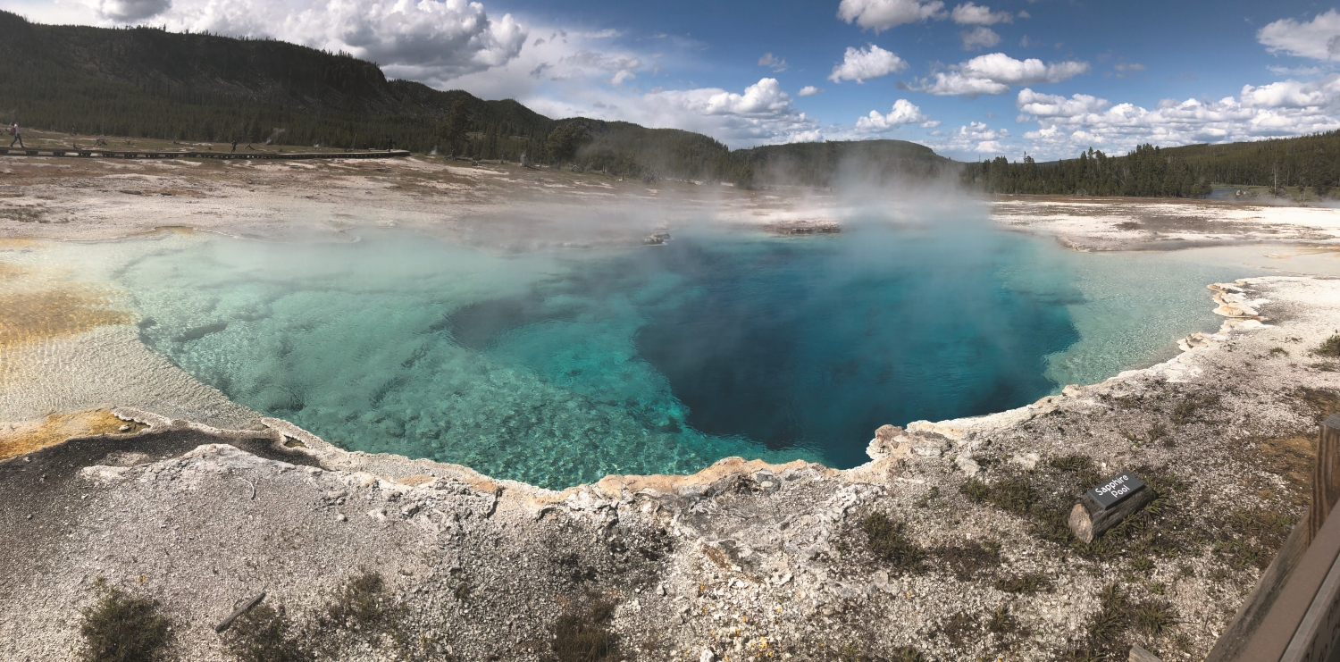 黃石國家公園地熱資源景點Biscuit Basin ／林文和 提供