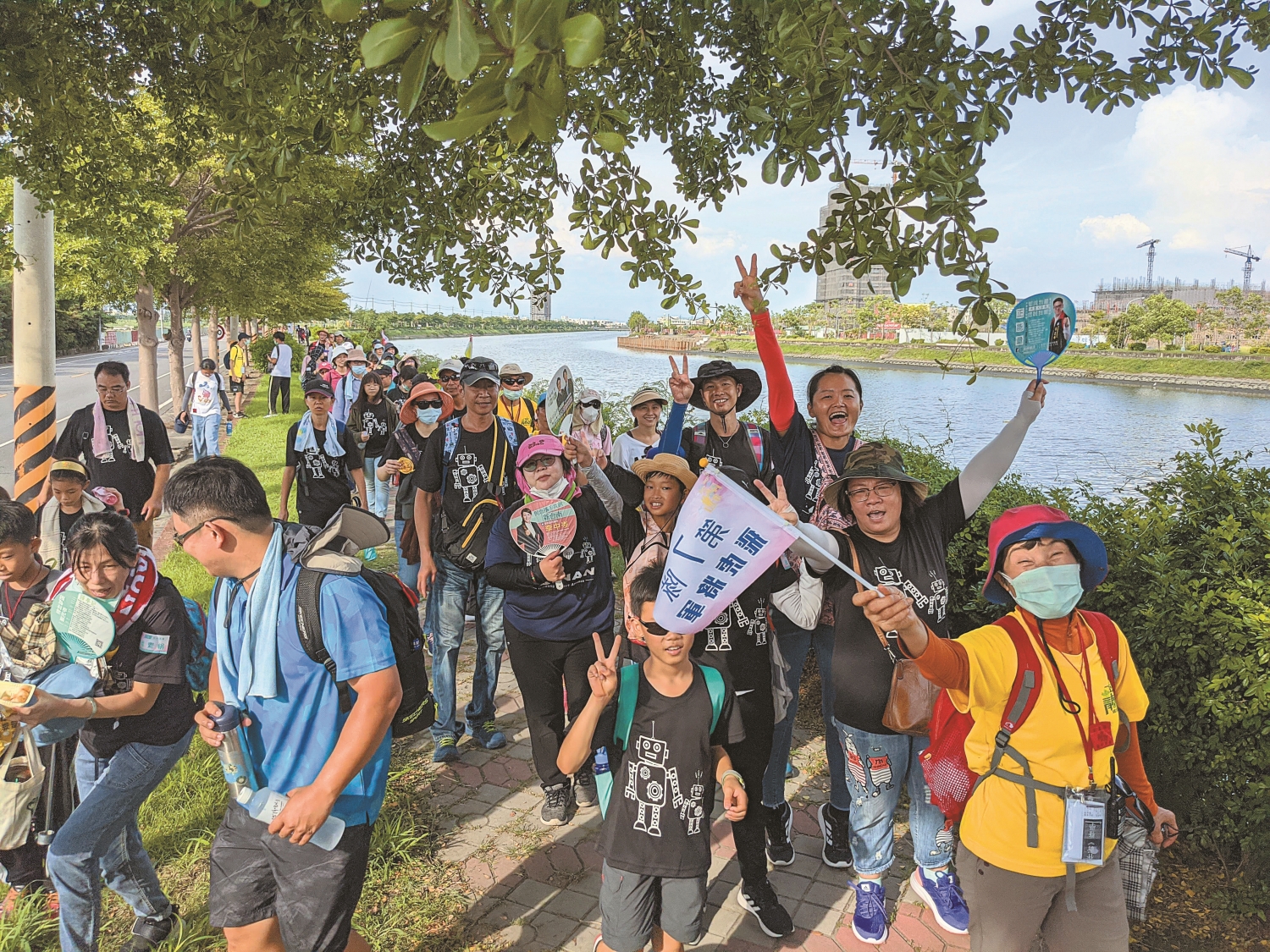 走訪台江流域的「青春伴行」活動受到民眾的喜愛與熱烈回響／吳茂成 提供