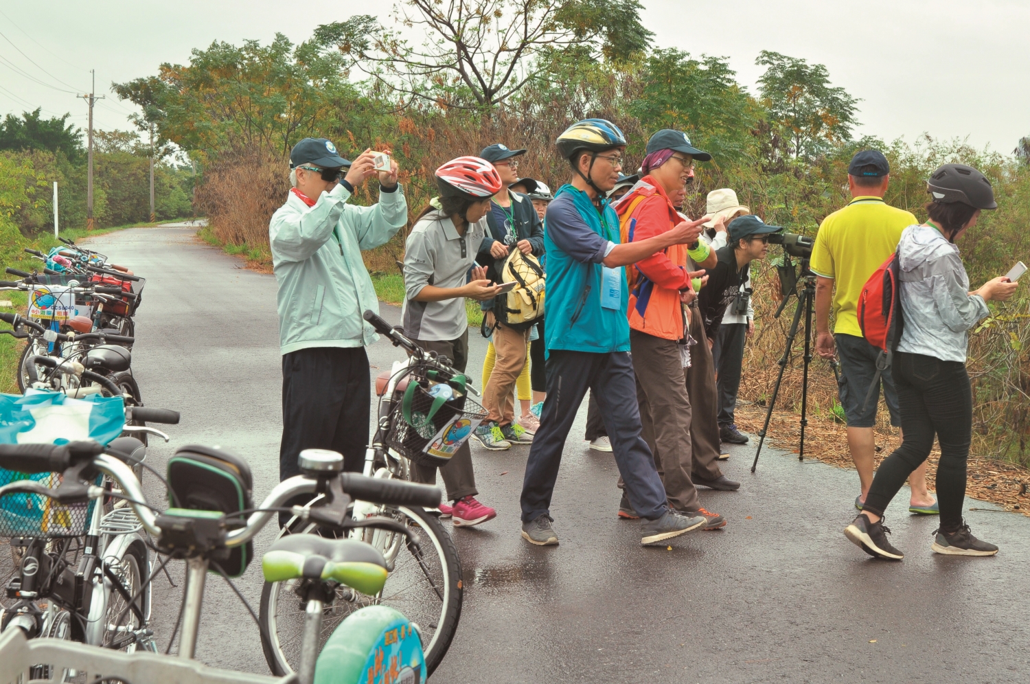 單車賞鳥趣、春遊山海圳