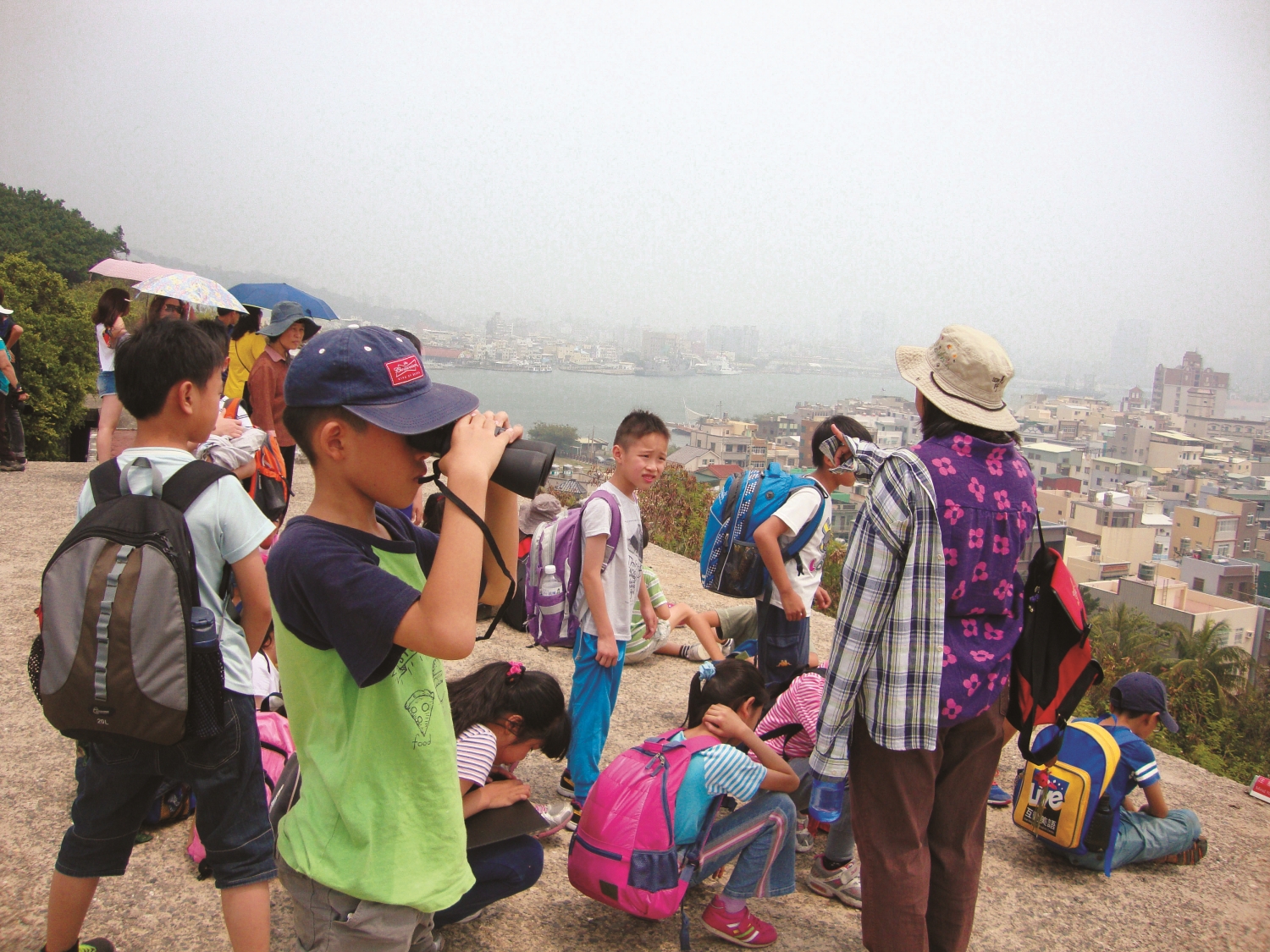 登高、望遠,都讓視野變得不同,所學的知識都成為真實的體驗/荒野保護協會高雄分會 提供
