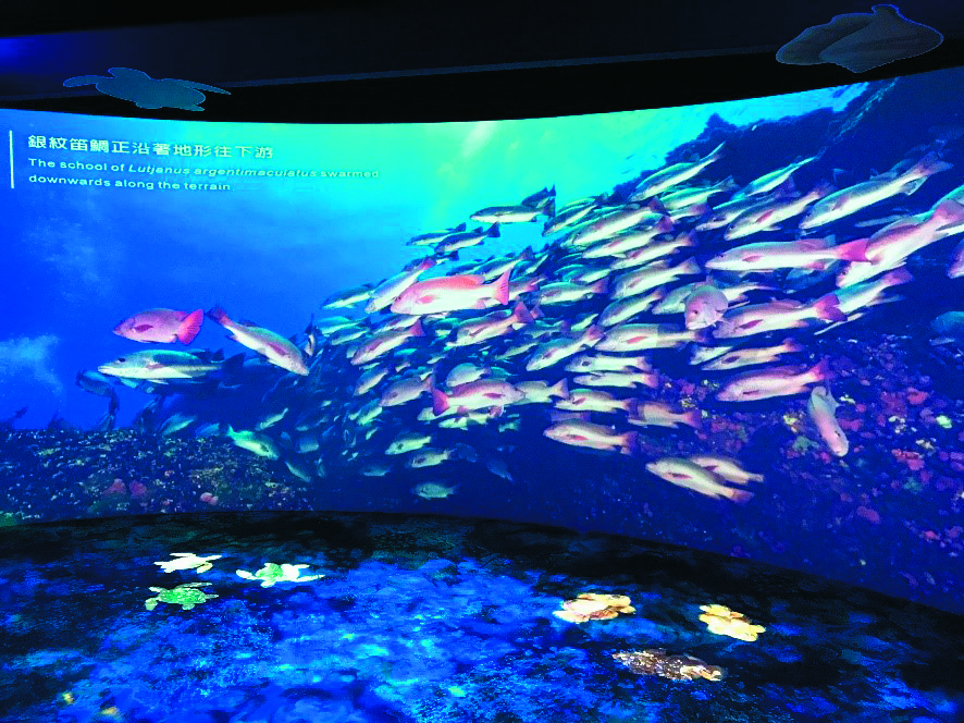 「絕美秘境‧驚嘆之旅」澎湖南方四島國家公園特展,共兩張照片