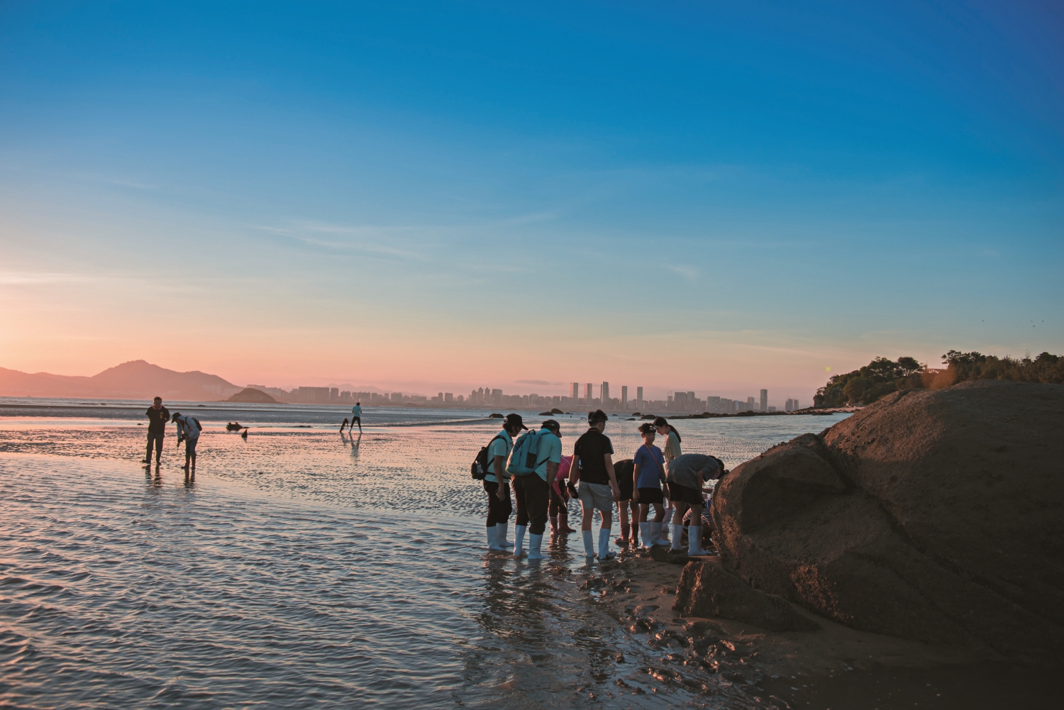 金門潮間帶的潮差變化大，須做好事前準備以確保安全／金管處 提供