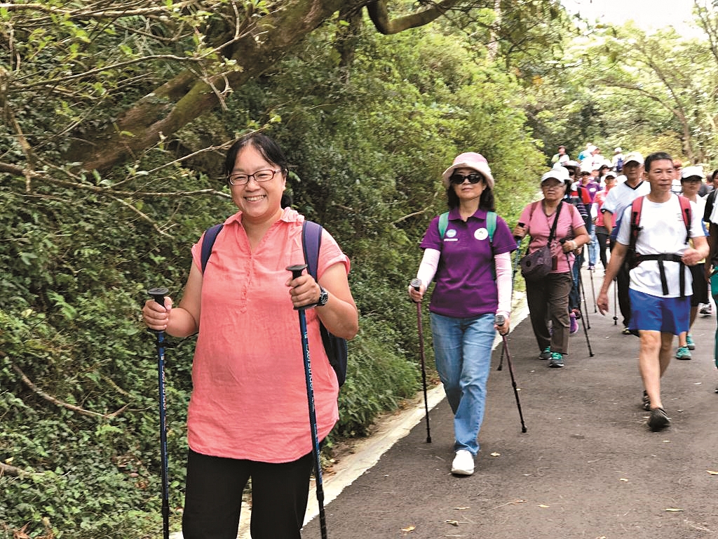 北歐式健走／台灣北歐式健走協會 提供