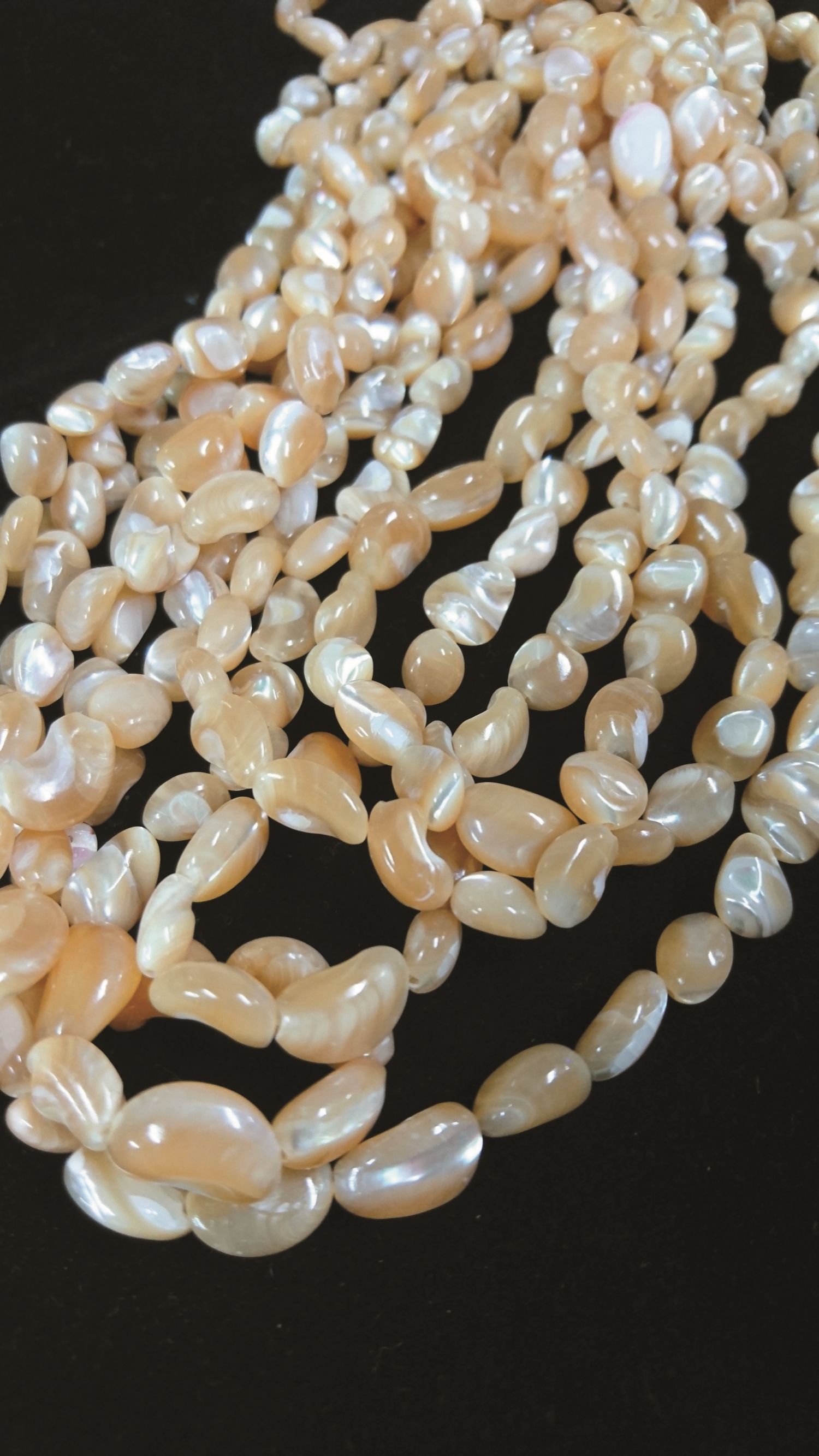 蠑螺螺軸打磨加工串成項鍊