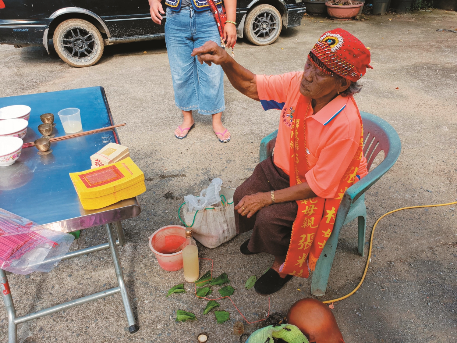恆春半島祭拜巴丹祖的儀式／劉還月 攝