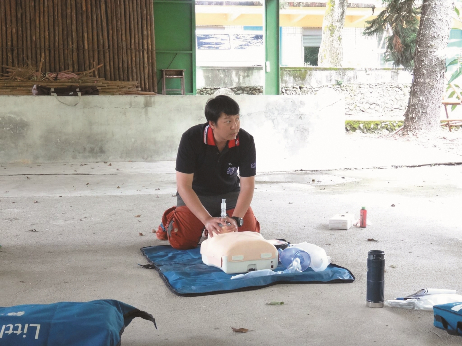 透過急救教學和傳遞正確觀念，有效減少登山風險的發生／蔡奕緯 提供