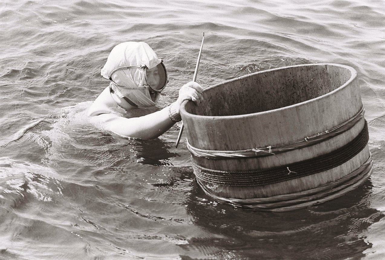 70年代的海女紀錄照/鳥羽市立海の博物館 提供