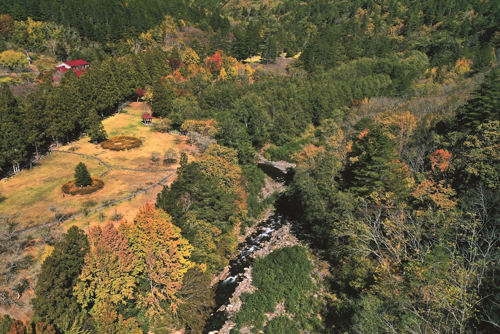 Qijiawan River penetrates Wuling Farm and nourishes the land with pure river water / Provided by Chen Ying-Qin