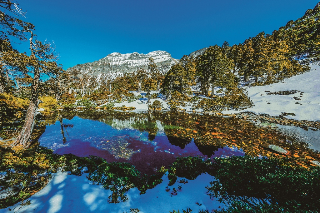 雪山翠池雲煙｜廖玉蕙 攝