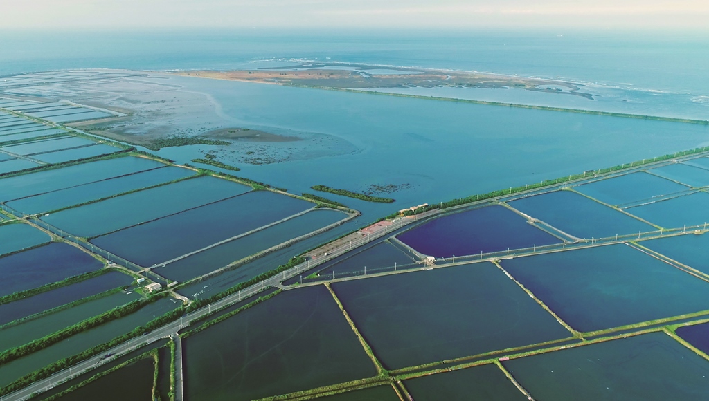 ｜曾文溪口濕地空照圖／台管處 提供

