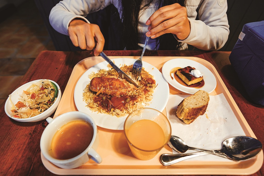 ｜園區內的美味餐點／楊世泰 攝
