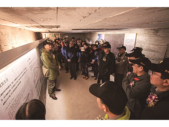 金門國家公園致力將釋出的軍事營區轉化成為文化景觀（攝於船型堡內部）