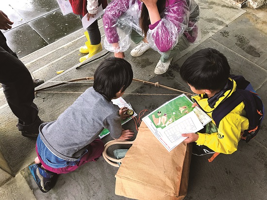 定向越野有助於孩子的自主判斷與學習（攝於桃園東眼山）／洪惠娟 攝