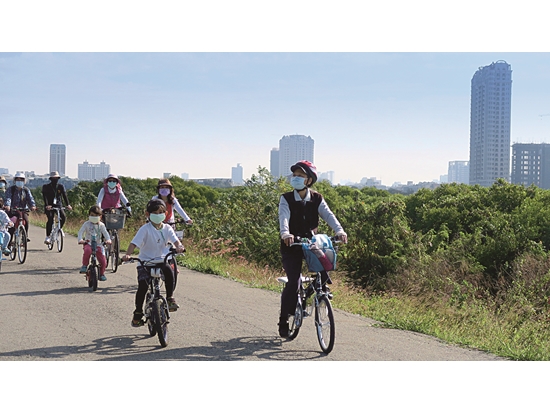 單車賞鳥趣、春遊山海圳