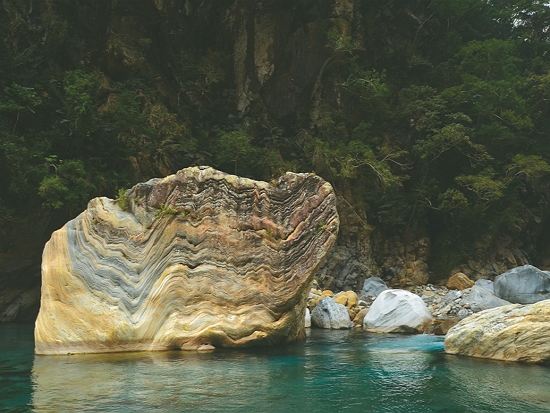 億萬年的累積，始造就太魯閣珍貴地景／林茂耀 攝