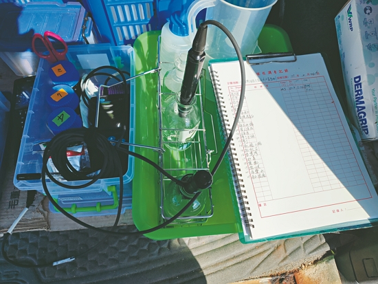 定期水質檢測／墾管處 提供