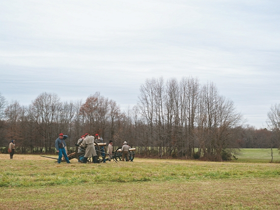 於美國國家公園內的內戰古戰場上重現戰爭記憶／NPS 提供（Mary O'Neill 攝）