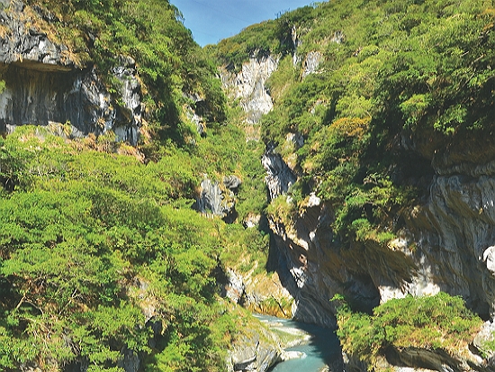 太魯閣國家公園擁有獨特峽谷景觀／林茂耀 攝