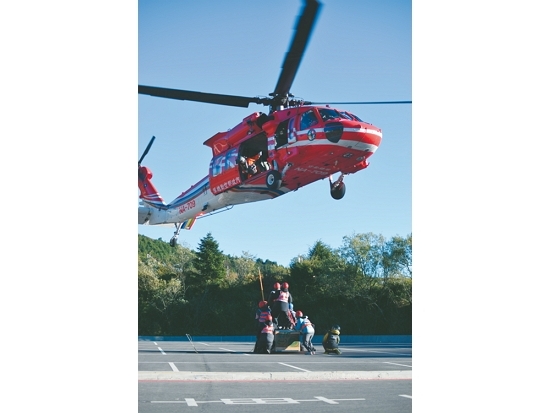 國家公園與空勤總隊在救難和建材吊掛等面向皆有豐富合作經驗／太管處 提供