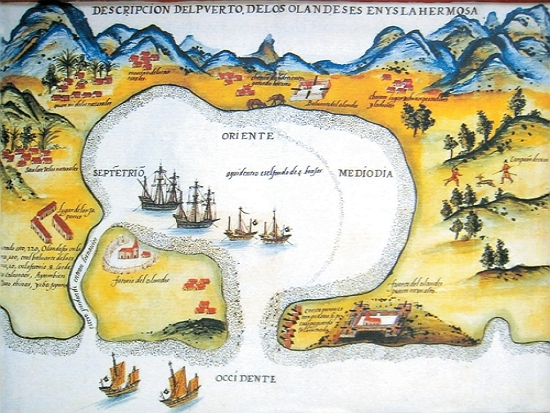 17世紀時，荷蘭人在台江內海一帶的活動