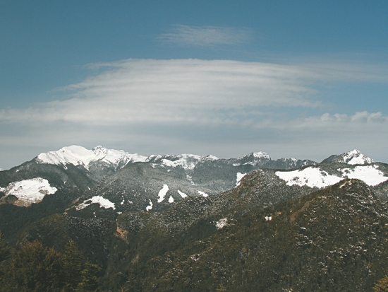 陳茂春任職過的三座國家公園各具特色：雪霸國家公園的高山稜線